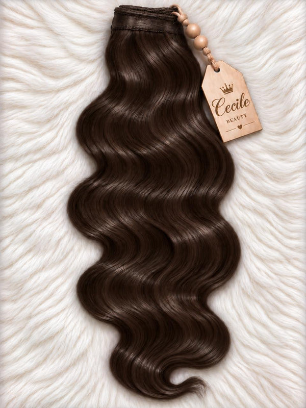 وصلات ويفت مموّجة Dark Brown (Natural Color)